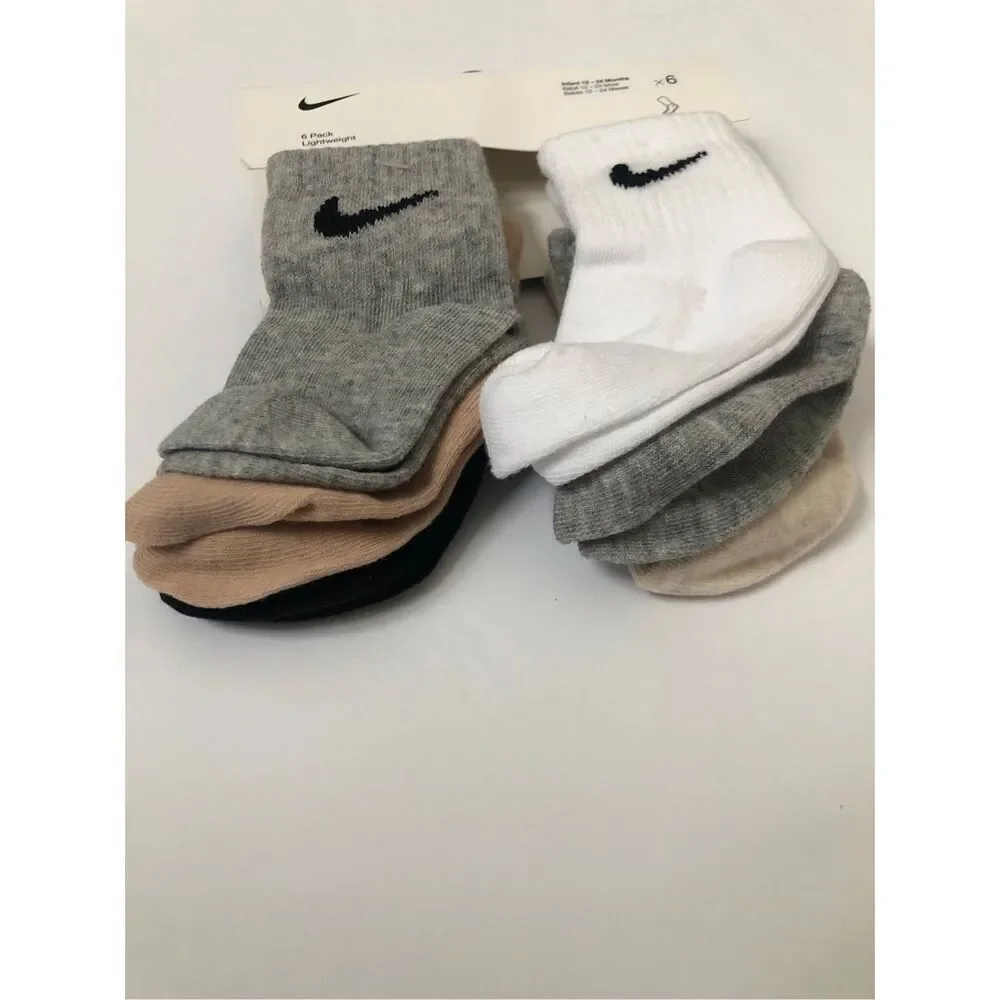Nike Baby Socks 6-pack size 12-24 Months